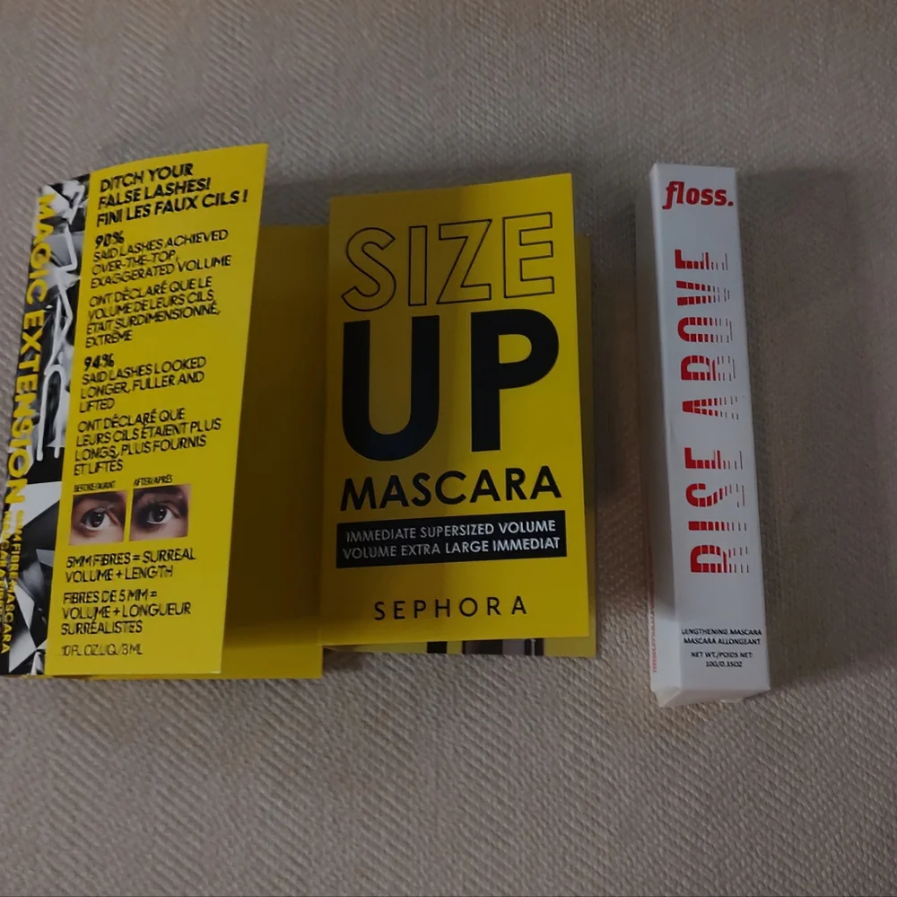 Sephora, Mac, And Floss Mascara Set